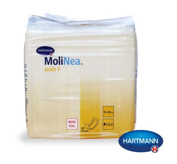 Molinea Pads est une bande absorbante rectangulaire traversable à insérer dans une protection anatomique, un change complet, une culotte absorbante pour renforcer le niveau d'absorption.