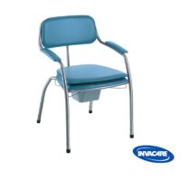 Chaise garde robe Omega ajustable avec un seau de contenance 5L facile à enlever et à remettre.