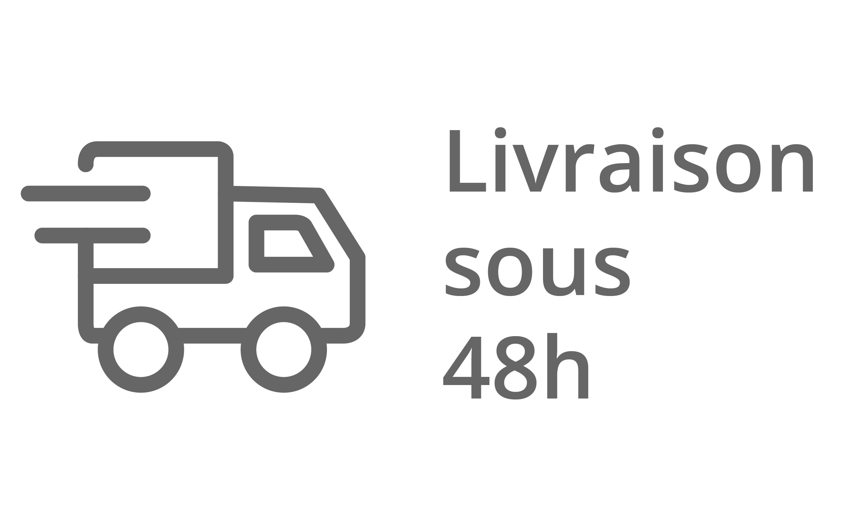 La livraison est disponible sous 48h pour les personnes commandant dans la région Auvergne-Rhône-Alpes